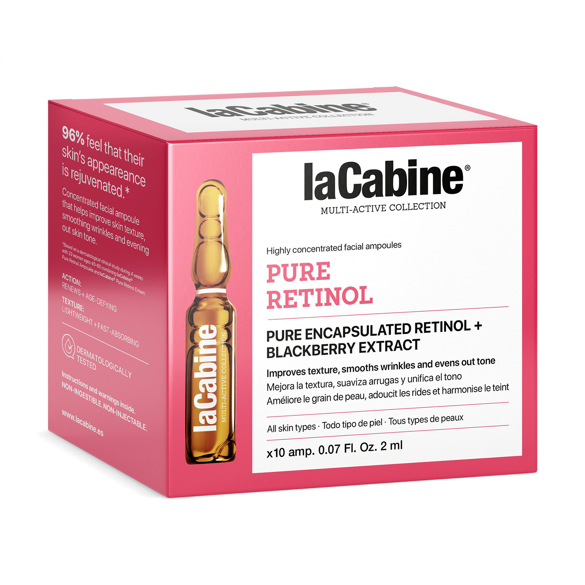 Ампула для обличчя La Cabine Pure Retinol Ampoules з ретинолом, 10*2 мл